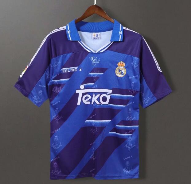 Cheap 1994-96 Real Madrid Retro Away Soccer Jersey Shirt | Real ...